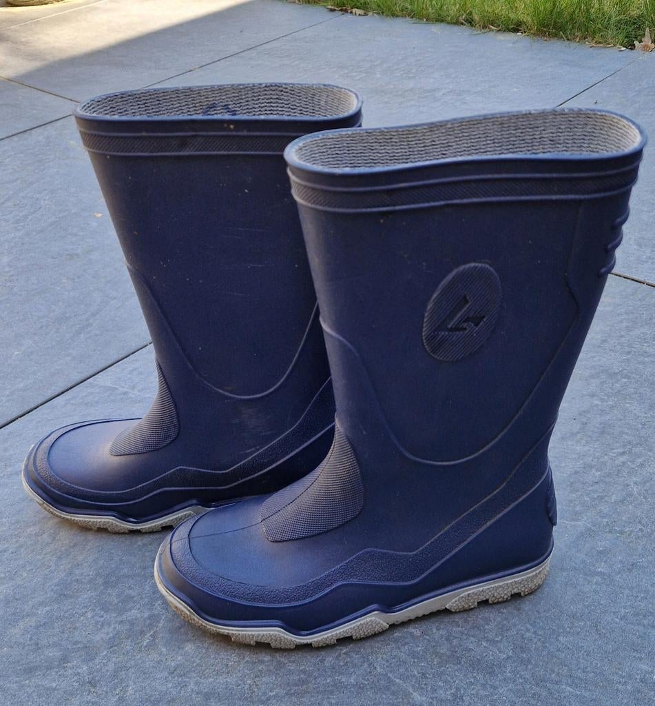Blauwe regenlaarzen maat 34-35 voor kinderen, Kinderen en Baby's, G&G, Gebruikt, Jongen of Meisje, Ophalen of Verzenden