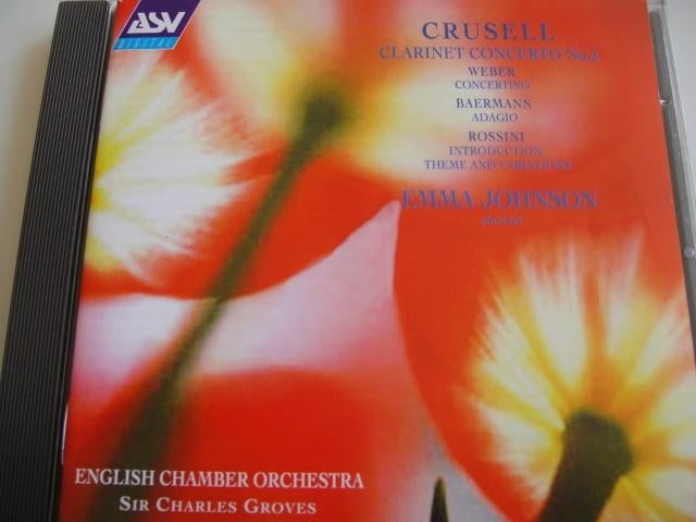 CRUSELL Clarinet concerto no. 2 CD JOHNSON ASV, Cd's en Dvd's, Ophalen of Verzenden, Classicisme, Zo goed als nieuw, Orkest of Ballet