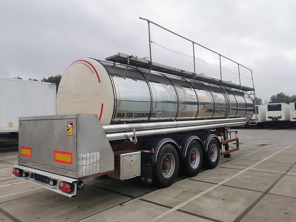 MAGYAR SR 34 FOODSTUFF pump webasto 25m3, Auto's, Vrachtwagens, Bedrijf, ABS, Zilver of Grijs, Aanhangers en Opleggers