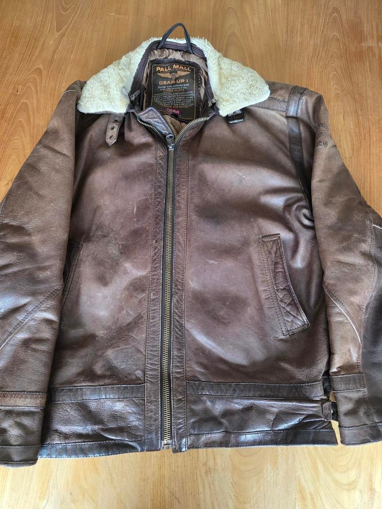 Pall Mall American Classic Piloten Jack, Kleding | Heren, Jassen | Winter, Ophalen of Verzenden, Zo goed als nieuw, Maat 52/54 (L)