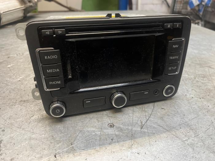 Radio van een Volkswagen Golf Plus, Auto-onderdelen, Gebruikt, -, Volkswagen, -