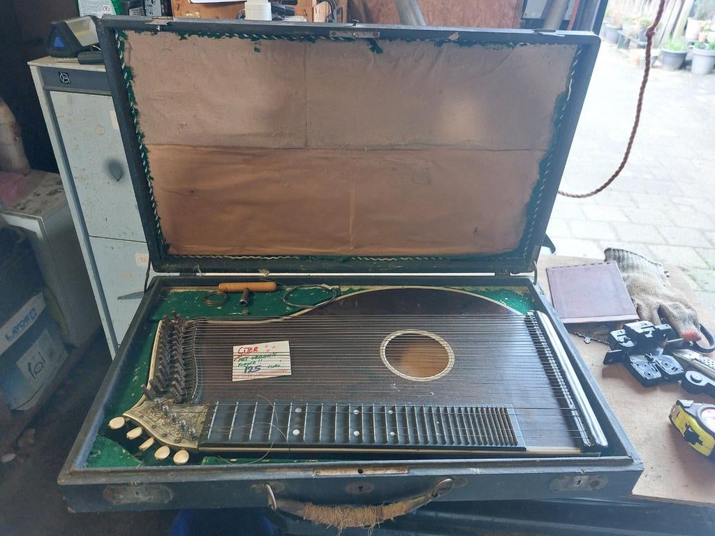 Vintage Citer in originele koffer - Compleet met accessoires, Muziek en Instrumenten, Snaarinstrumenten | Overige, Ophalen of Verzenden