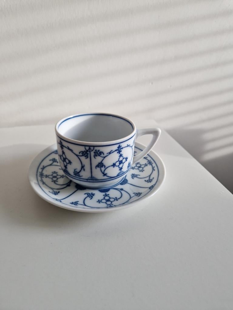 1 koffie kopjes met schotel jägers blau Saks, Ophalen of Verzenden