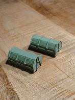 Gesloten afvalcontainers in verschillende kleuren h0, Overige merken, Gelijkstroom of Wisselstroom, Nieuw, Natuur