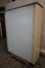 Archiefkast roldeurkast voorraadkast gereedschapskast kast, Gebruikt, Overige houtsoorten, 100 tot 150 cm, Niet ingevuld