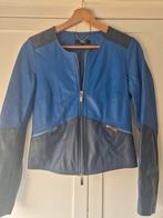 Arma leren jasje maat 34, Blauw, Arma, Ophalen of Verzenden, Zo goed als nieuw