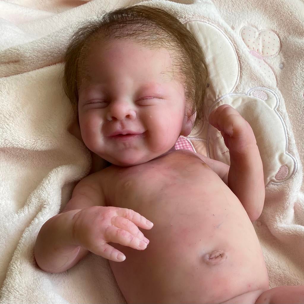 Silicone baby pop, Ophalen of Verzenden, Nieuw, Pop