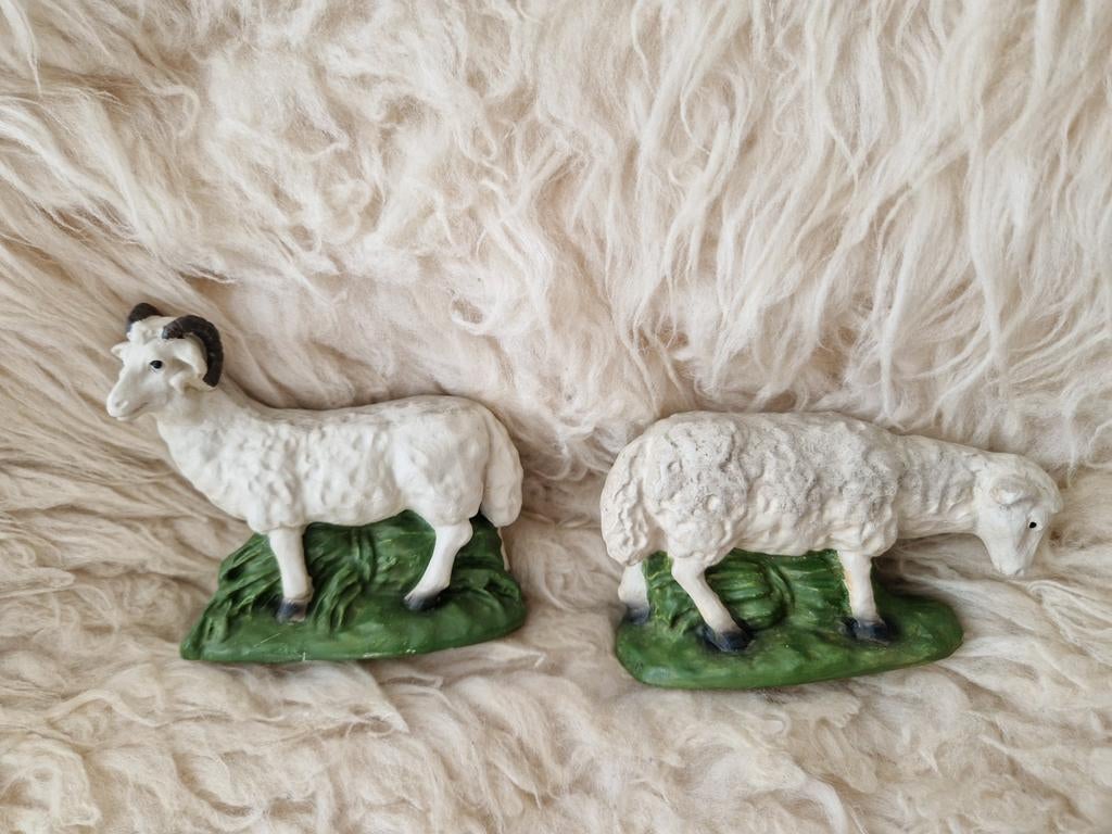 Oude schaapjes beeldjes, Diversen, Kerst, Ophalen of Verzenden