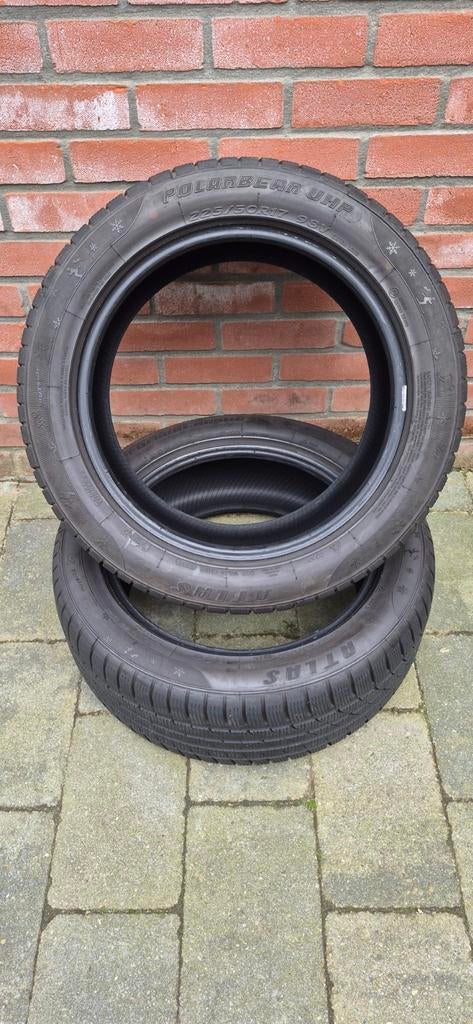 Te koop, z.g.a.n Winterbanden 17", Ophalen