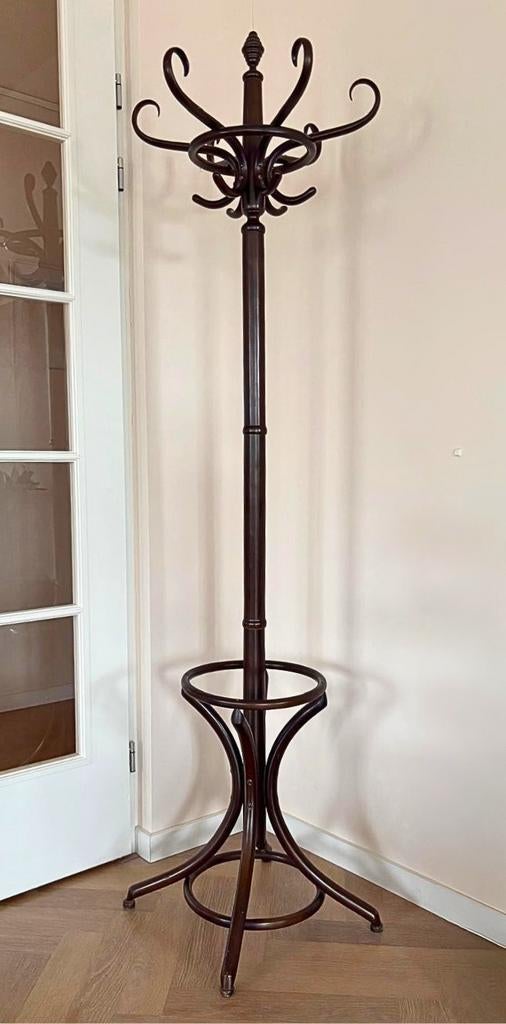 Vintage kapstok toegeschreven aan Thonet, Huis en Inrichting, Woonaccessoires | Kapstokken, Ophalen, Gebruikt, Staande kapstok