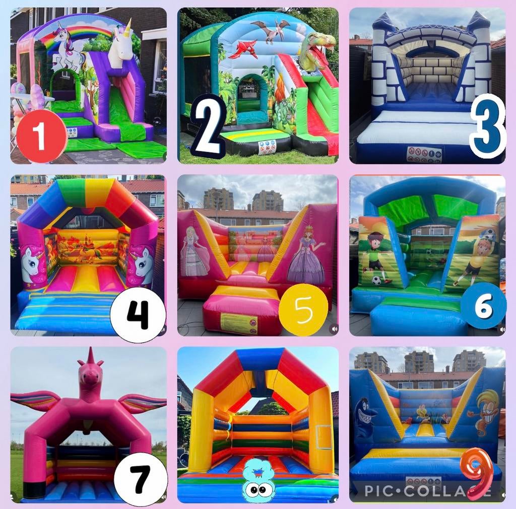 Springkussen luchtkussen te huur, Ophalen, Zo goed als nieuw, Overige