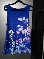 Desigual top met bloemenprint, Ophalen of Verzenden, Zo goed als nieuw, Paars, Zonder mouw