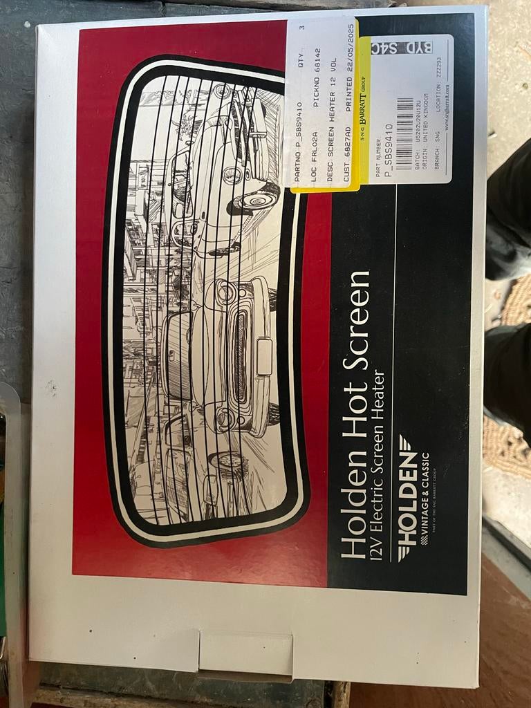 Holden Hot Screen 12V Elektrische achterruitverwarming, Ophalen of Verzenden, Nieuw, Overige automerken