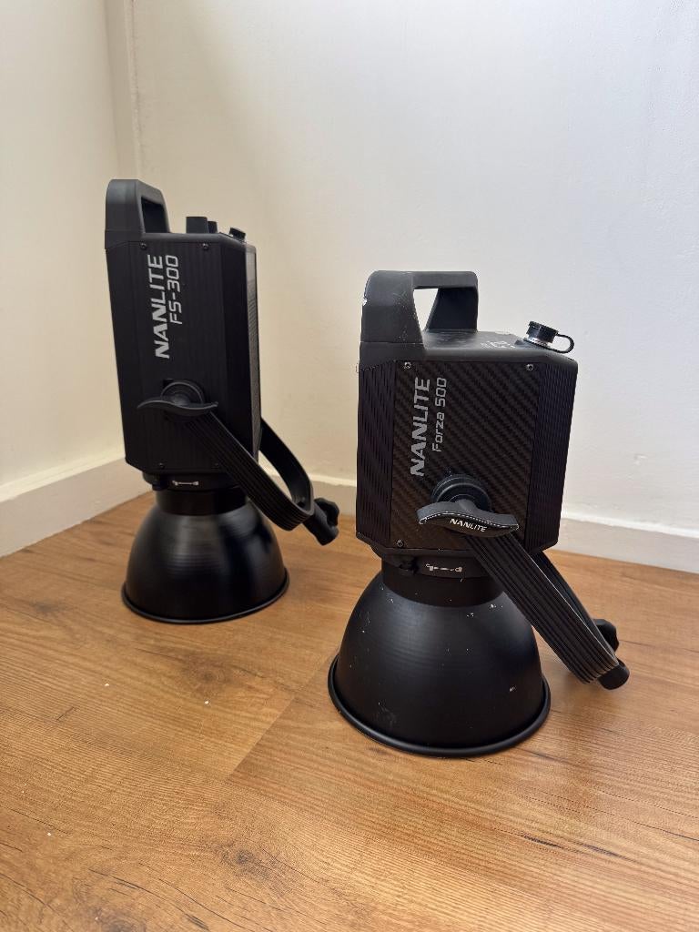 Nanlite Forza 500 & FS-300 Daylight Film Lamp Set Krachtig, Ophalen of Verzenden, Gebruikt, Video