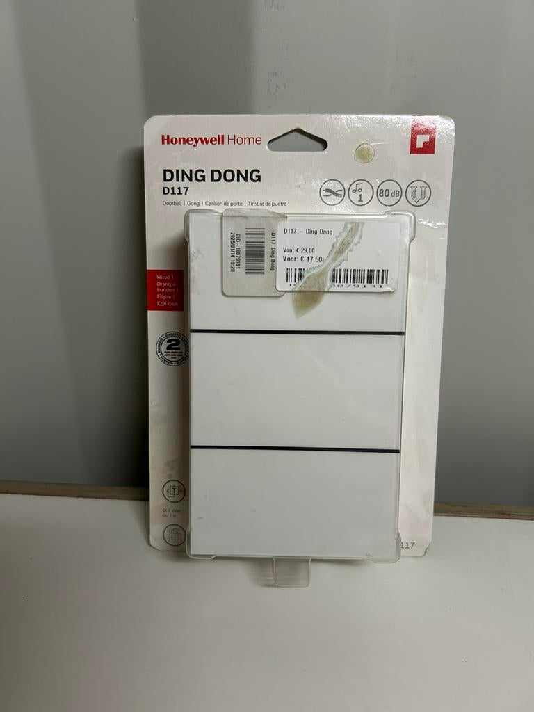 Honeywell Home D117 Ding Dong Deurbel - Nieuw, Huis en Inrichting, ., Nieuw, Ophalen of Verzenden, .