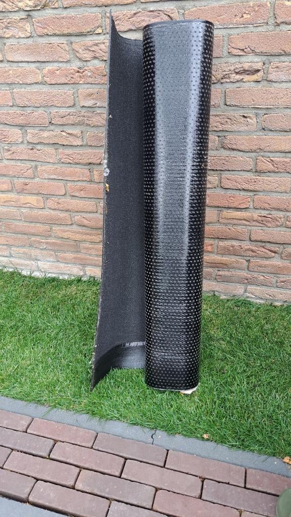 Dakleer onderlaag 1x14m NIEUW, Ophalen, Overige materialen, Zwart, Nieuw