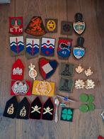 Lotje KL emblemen Defensie NL, Ophalen of Verzenden, Landmacht, Nederland, Embleem of Badge