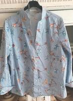 Blauwwit gestreepte katoenen Christian Berg blouse 42-44, Maat 42/44 (L), Zo goed als nieuw, Christian Berg, Verzenden