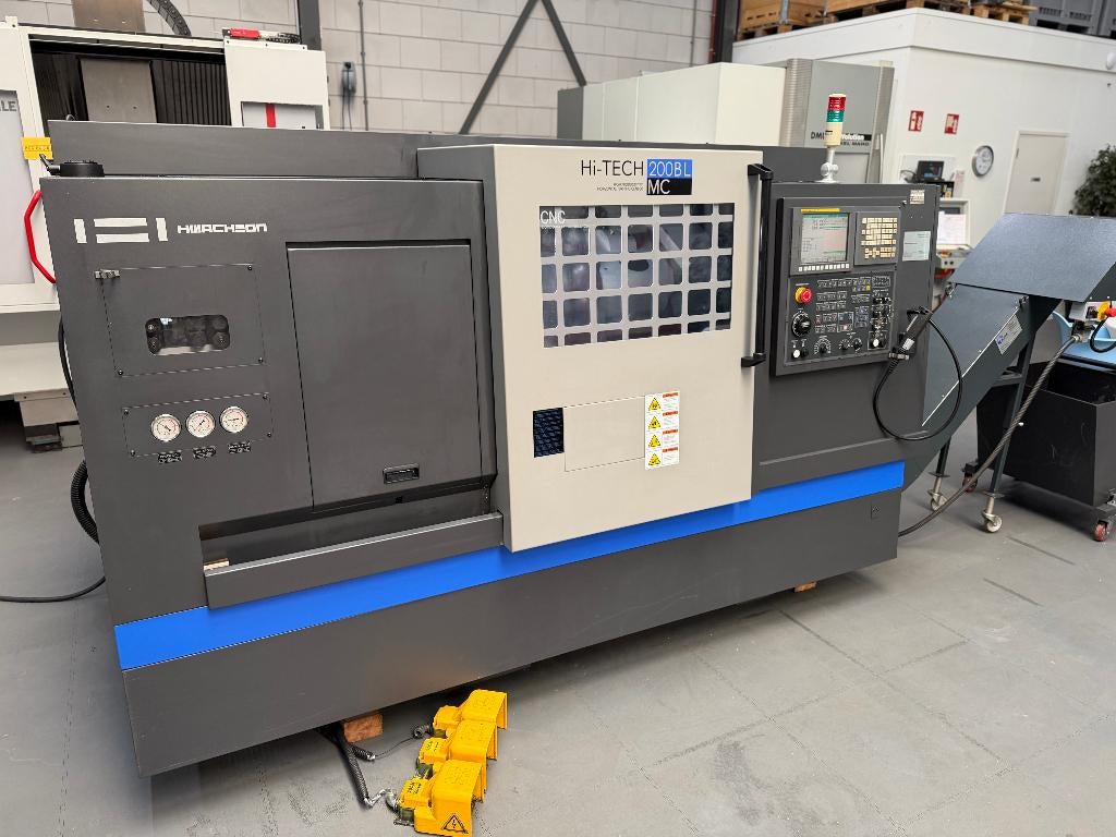CNC-Draaibank HWACHEON HI-TECH 200BL MC, Ophalen, Metaaldraaibank, Computergestuurd (Cnc), Gebruikt