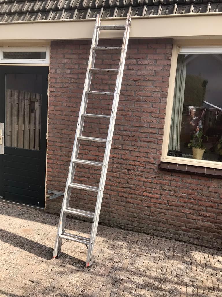 Aluminium ladder, Ophalen, Gebruikt, 4 meter of meer