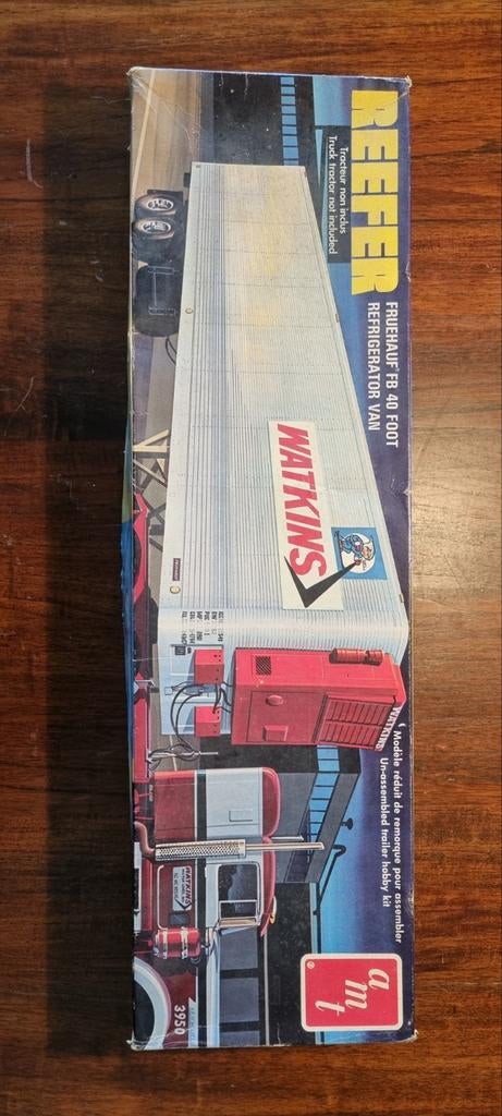 Bouwmodel Trailer cooltransport scale 1/25 complete doos!!!, Ophalen, Groter dan 1:32, Truck, Overige merken