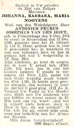 Nooyens Johanna B.M. Princenhage 1885-1946 Roosendaal, Ophalen of Verzenden