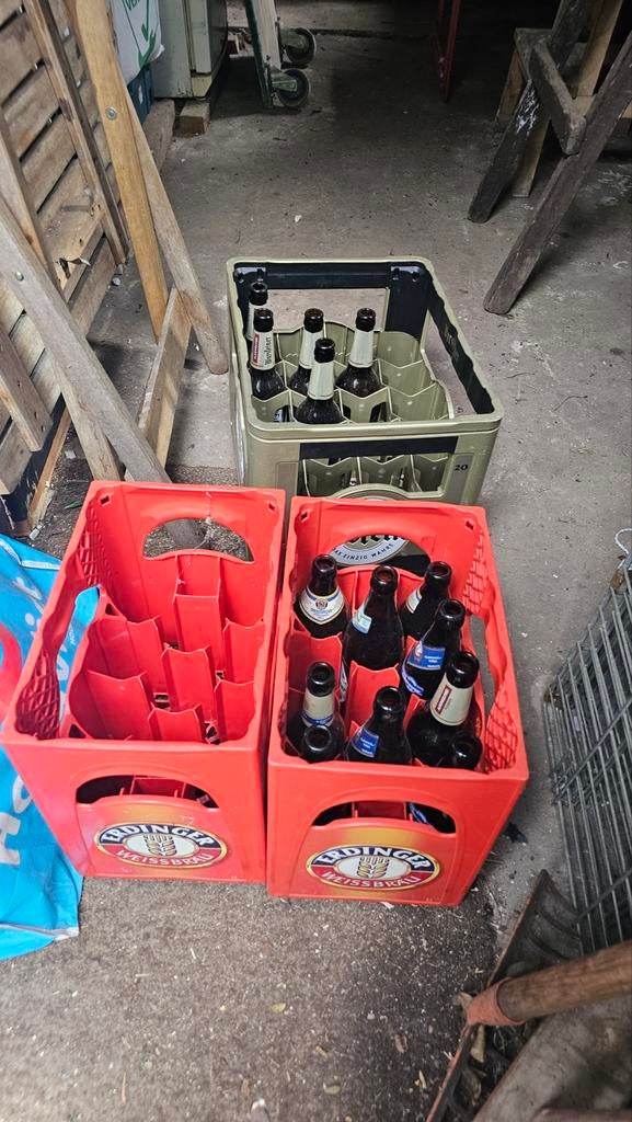 Duits statiegeld lege kraten en flessen, Verzamelen, Glas en Borrelglaasjes, Ophalen