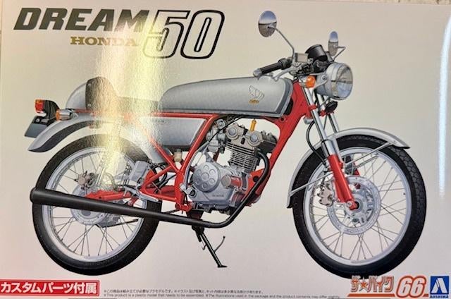 Coelianmodels, Aoshima 06295, Honda Dream 50 , 1/12, € 29,99, Overige merken, Nieuw, Ophalen of Verzenden, Groter dan 1:32