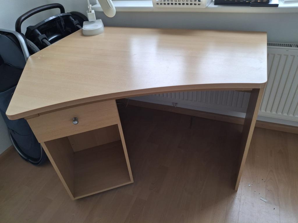 Uitschuifbaar bureau met lade, Ophalen, Gebruikt