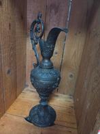 Antieke vaas met engeltjes en versieringen, Ophalen of Verzenden