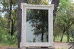 Brocante - Statige antieke spiegel, Napoleon III!, Ophalen, Rechthoekig, 50 tot 100 cm