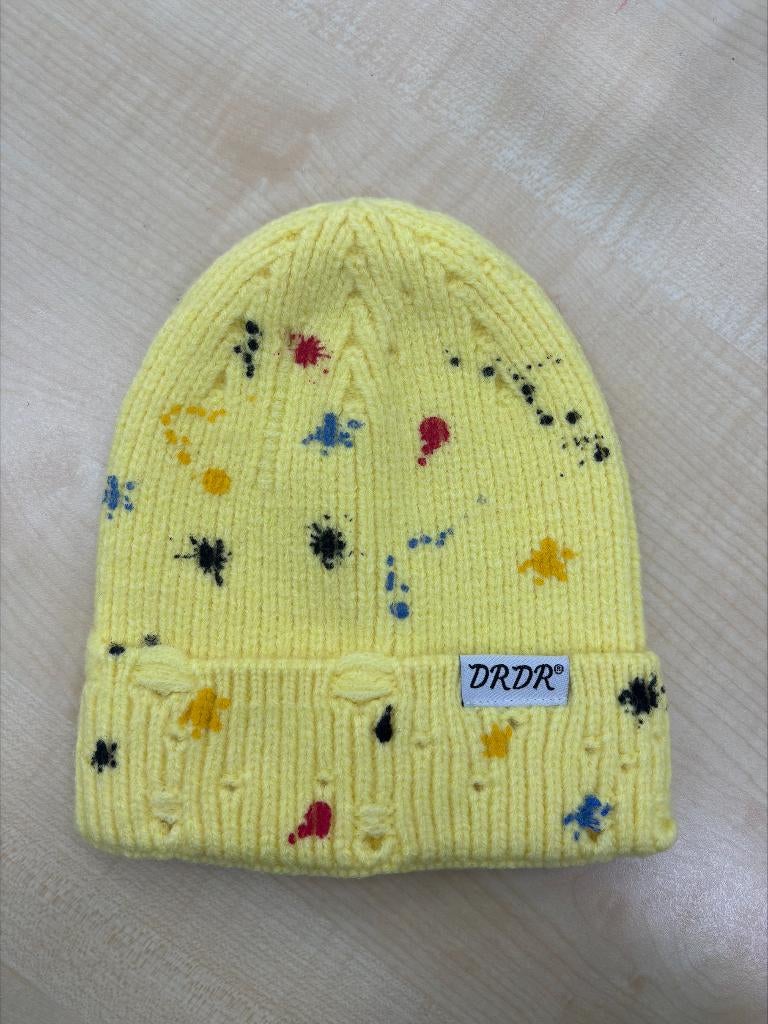 Kindermuts Geel, Kinderen en Baby's, Kinderkleding | Mutsen, Sjaals en Handschoenen, 134 t/m 140, Jongen of Meisje, Nieuw, Ophalen of Verzenden