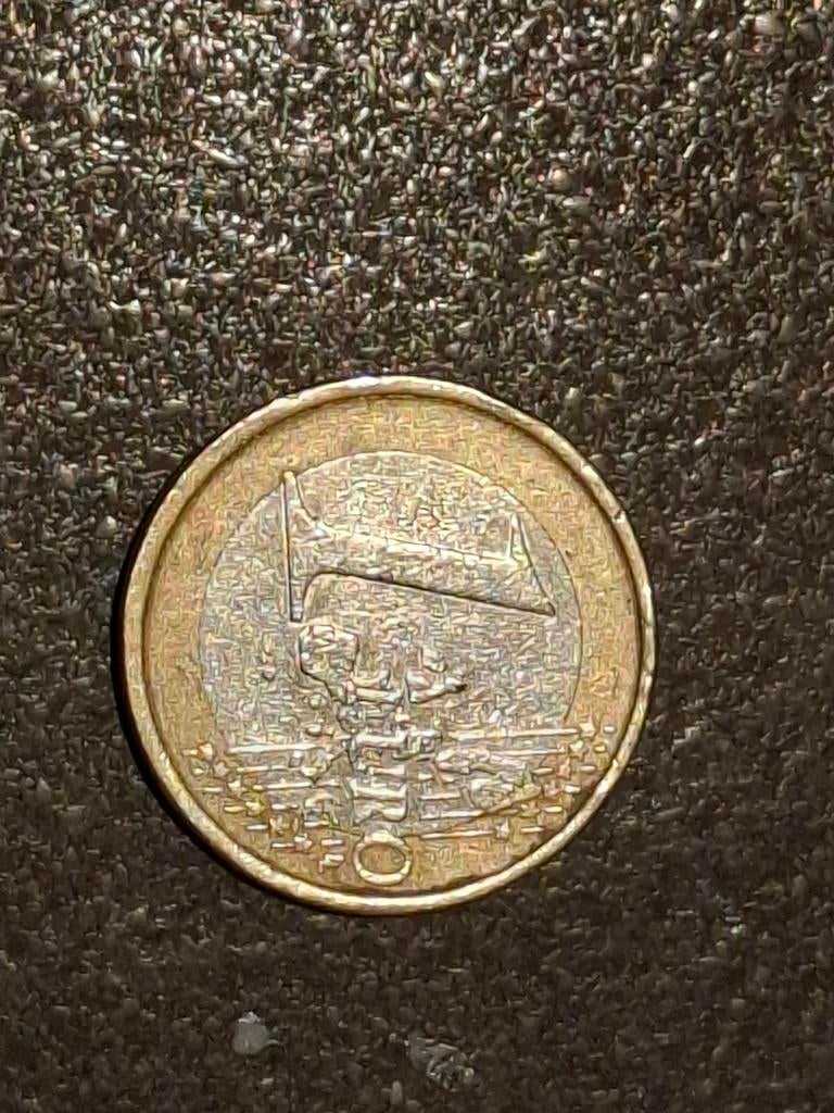 Zeldzame Portugese 1 Euro munt, Postzegels en Munten, Munten | Europa | Euromunten, Ophalen of Verzenden, Portugal, 1 euro, Losse munt