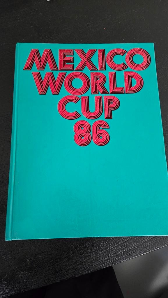 WK Voetbal 1986 Mexico Hardcover Boek Maradona, Ophalen of Verzenden