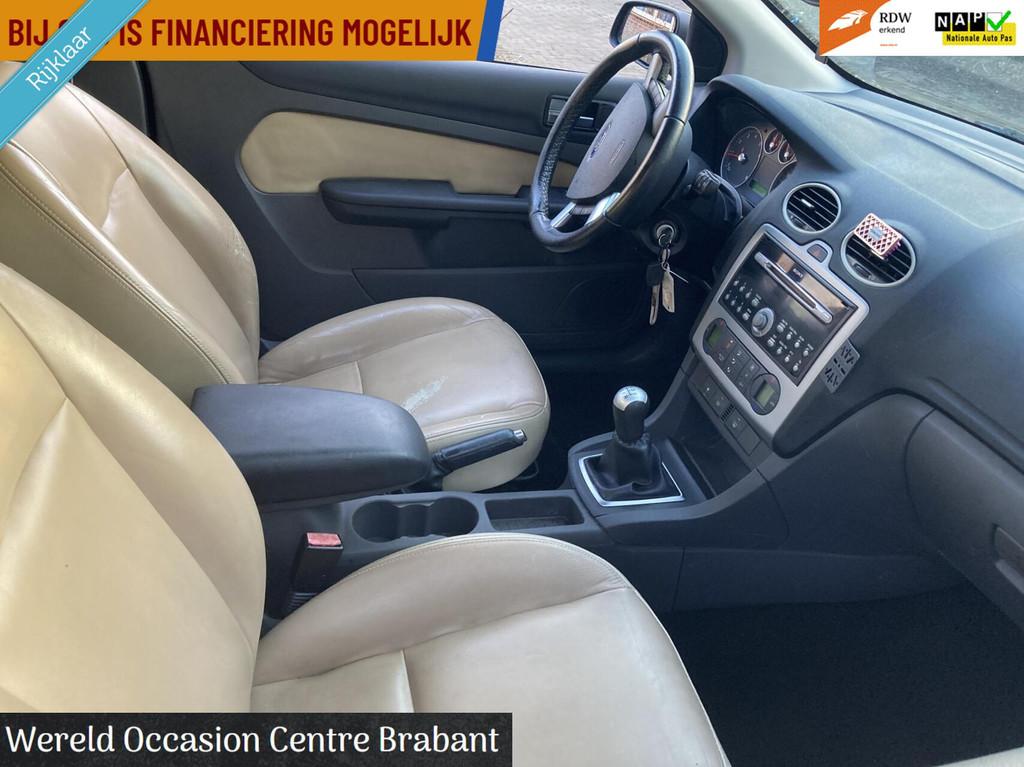 Ford Focus 1.6 16V Trend leer airco Apk nieuw 04 2027, 1596 cc, 4 cilinders, 116 pk, Handgeschakeld