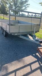 Nette Plateauwagen Powertrailer 3000kg - Belgische papieren, Auto diversen, Aanhangers en Bagagewagens, Ophalen of Verzenden, Gebruikt