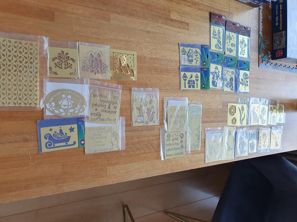 Embossing, messing sjablonen, embossingmallen, Ophalen of Verzenden, Materiaal