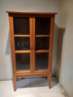 Grenen vitrine kast, Ophalen, Gebruikt, 50 tot 100 cm, 150 tot 200 cm