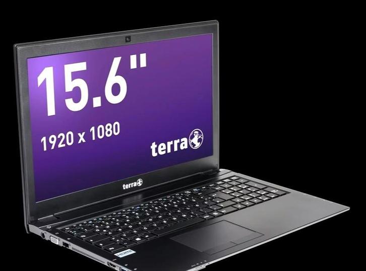 Terra 15,6" i5-8250U 16GB 360GB prima accu Office W11, Computers en Software, Windows Laptops, Gebruikt, 15 inch, SSD, 3 tot 4 Ghz