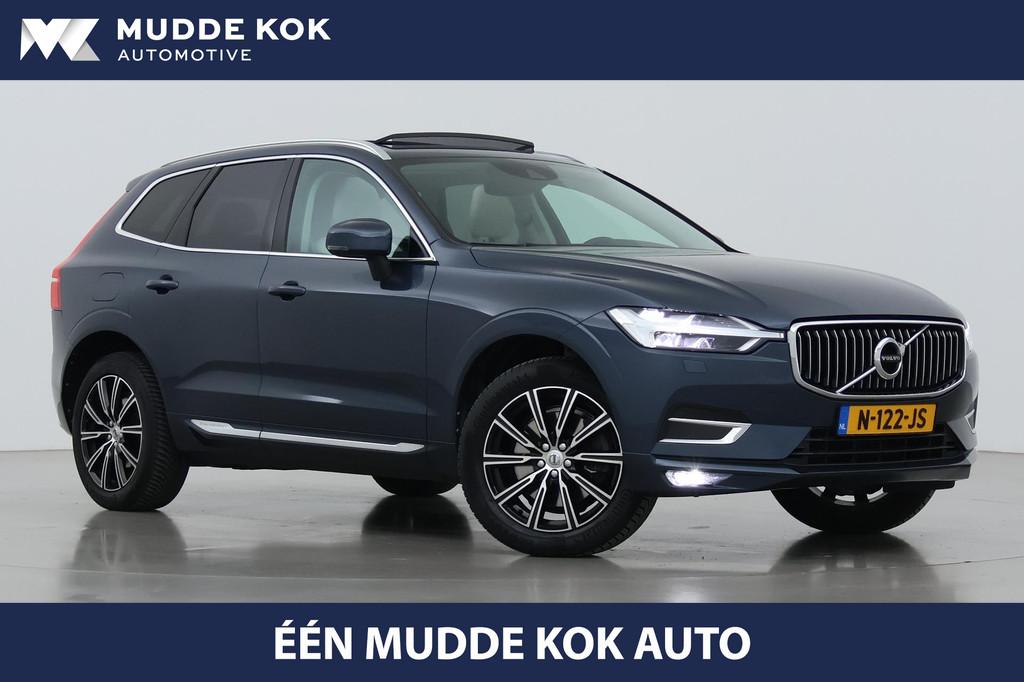 Volvo XC60 D4 AWD Inscription | Panoramadak | Leder | Camera, Auto's, Automaat, Gebruikt, Euro 6, Blauw