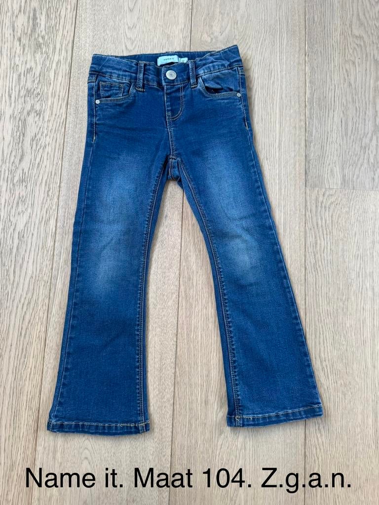 Name It flared jeans maat 104, Kinderen en Baby's, Kinderkleding | Maat 104, Ophalen of Verzenden, Zo goed als nieuw, Meisje, Broek