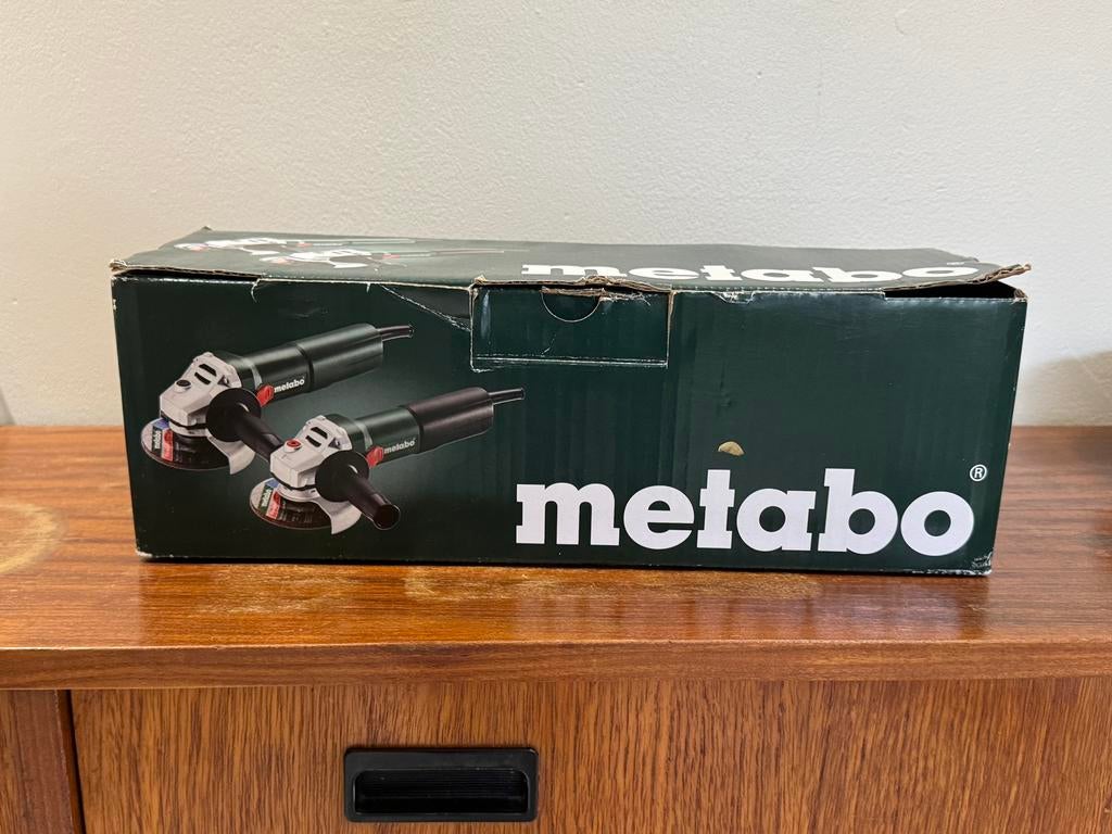 Metabo haakse slijper, Ophalen of Verzenden, Zo goed als nieuw, 700 tot 1000 watt, Haakse handslijpmachine