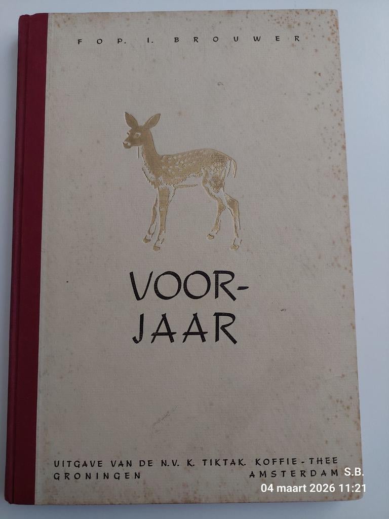 Voorjaar - Fop I. Brouwer (1948) - Tiktak Koffie-Thee, Gelezen, Fop.I.Brouwer, Verzenden, Natuur algemeen