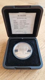 10 gulden zilver proof Jan Steen 1996 in cassette, Koningin Beatrix, Zilver, Ophalen of Verzenden, Losse munt