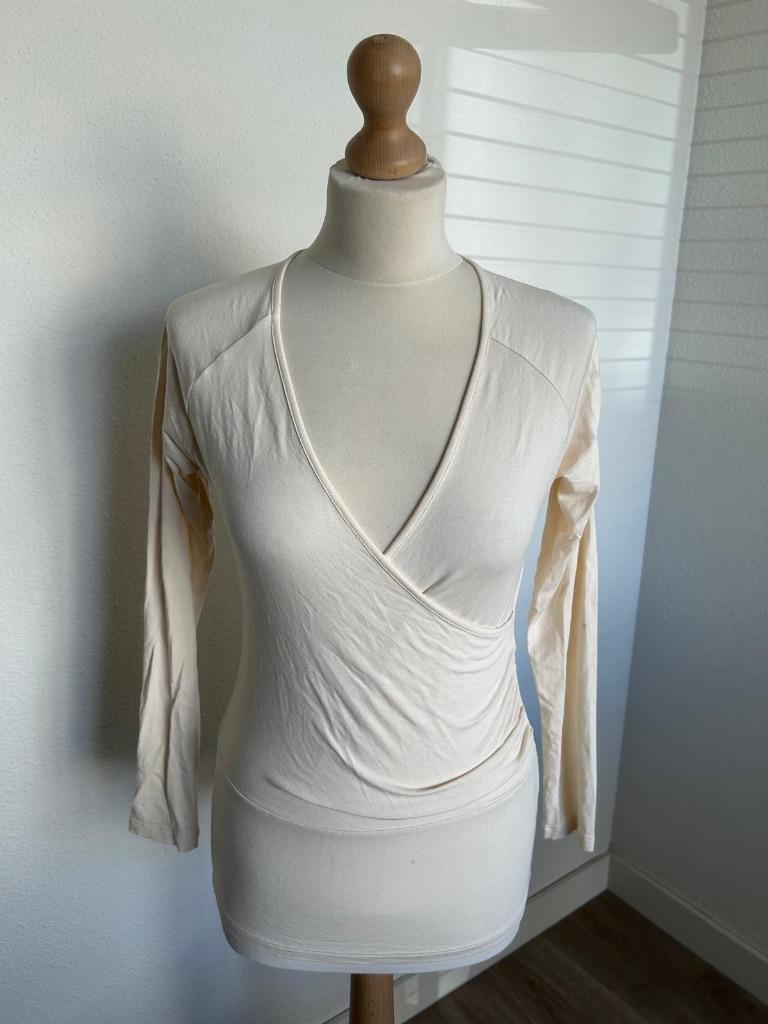 King Louie maat M creme top tshirt 354, Maat 38/40 (M), Beige, Ophalen of Verzenden, Zo goed als nieuw