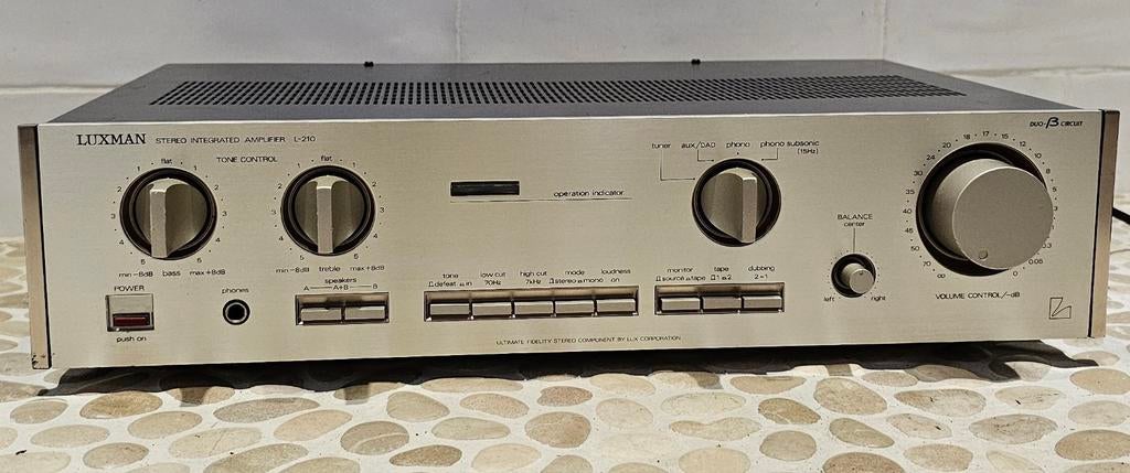 Luxman L 210 Duo Beta series phono,Japan Made,igst+garantie, Audio, Tv en Foto, Versterkers en Receivers, Overige merken, Gebruikt