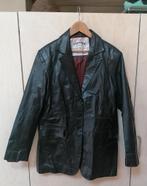 Zwart leren jasje, Zwart, Maat 42/44 (L), Ophalen of Verzenden, Zo goed als nieuw