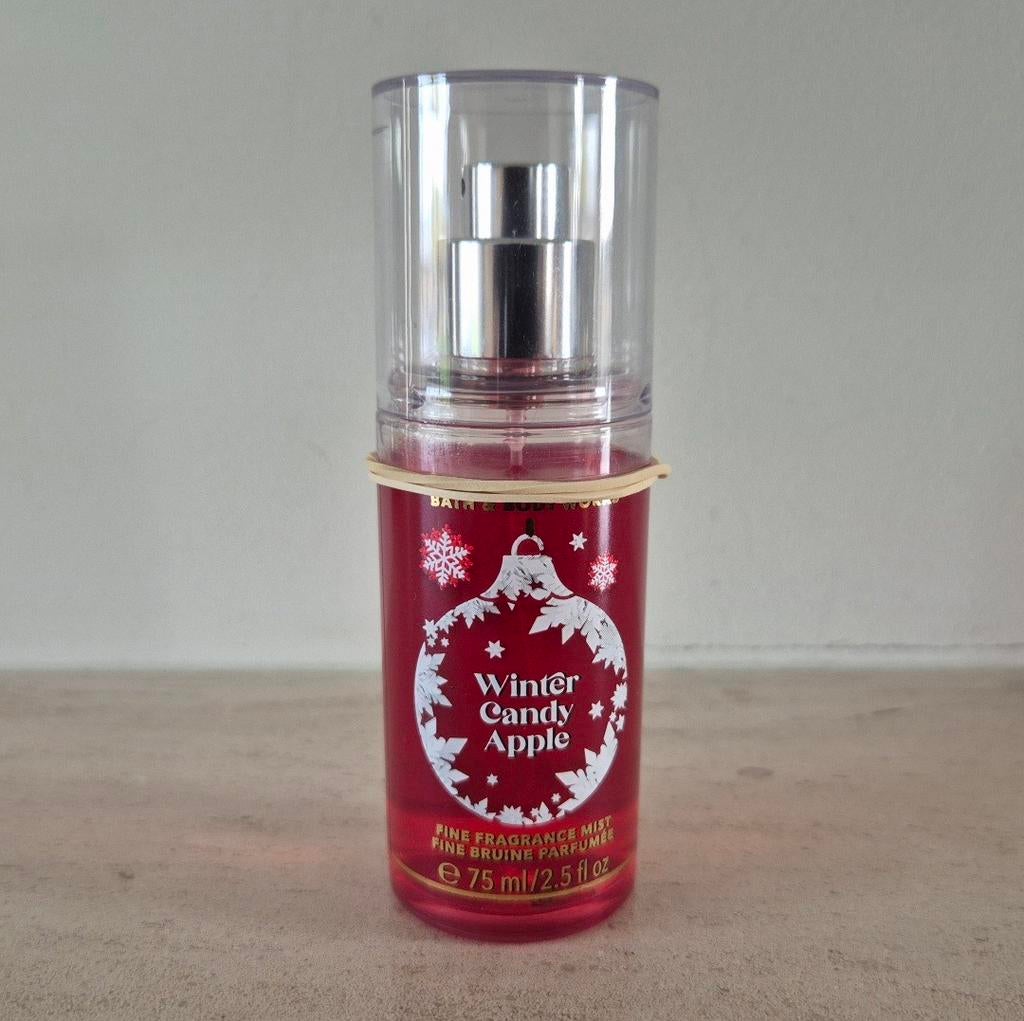 BBW Bath & Body Works bodymist | Winter Candy Apple, Ophalen, Zo goed als nieuw, Deodorant of Bodyspray