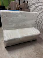 Luxe Design Bankje Eetkamerbank wit, Ophalen of Verzenden, Zo goed als nieuw