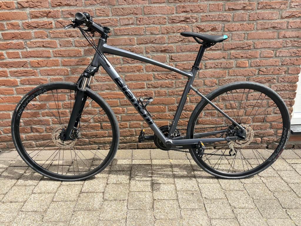 Bianchi racefiets te koop, Fietsen en Brommers, Fietsen | Heren | Sportfietsen en Toerfietsen, Vering, 49 tot 53 cm, Zo goed als nieuw